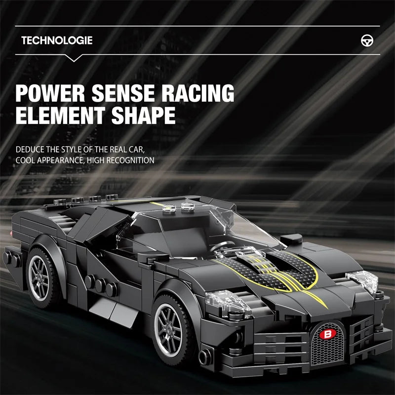 Speed Sport Car Model City Classic Champions Racing Vehicle Building Blocks 1:24 Scale Super Racers Bricks Holiday Gift